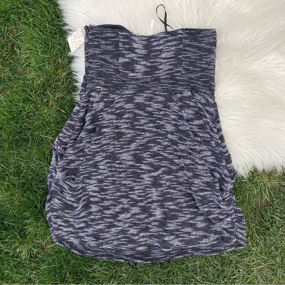 FREE PEOPLE Nyima Tweed Mini knit Strapless Tube Dress NWT - Picture 6 of 6